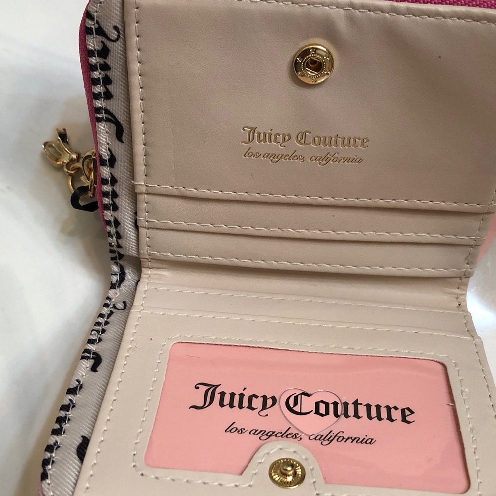Juicy Couture Light Pink Love Potion Simply Sweet Small ZA Bifold Wallet NWT - Picture 12 of 16